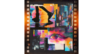 ネオンサインの瞬き